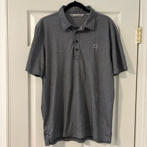 Travis Mathew Men’s Polo Golf Shirt Panda Wells Fargo Size L